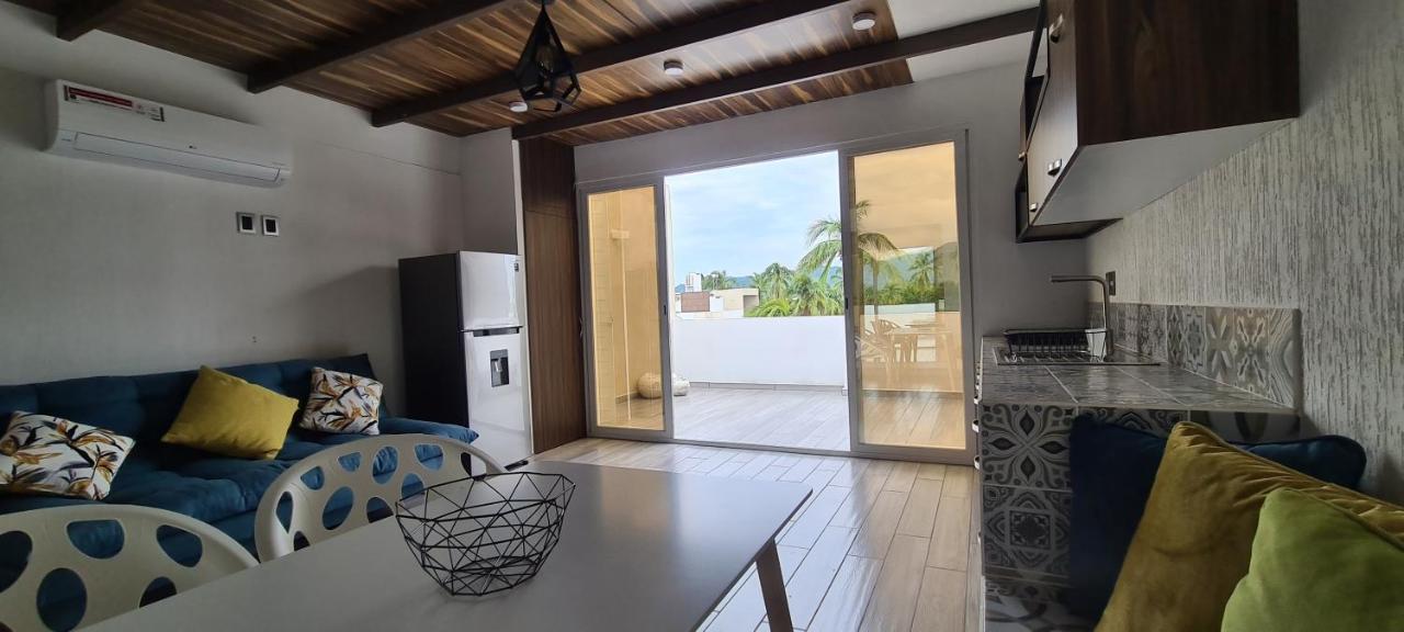 Ferienwohnung Moderno Depa Con Terraza Y Vista Extraordinaria Manzanillo Exterior foto