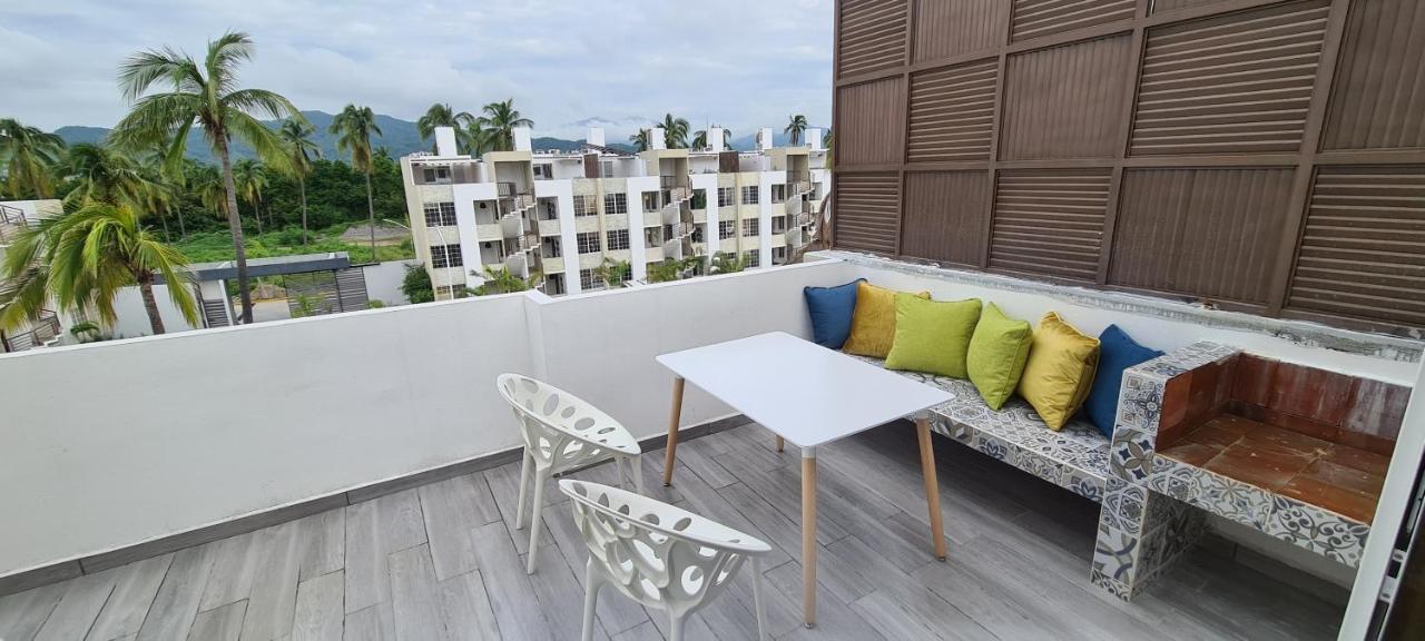 Ferienwohnung Moderno Depa Con Terraza Y Vista Extraordinaria Manzanillo Exterior foto
