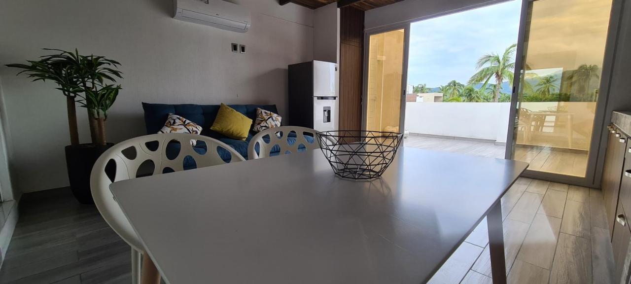 Ferienwohnung Moderno Depa Con Terraza Y Vista Extraordinaria Manzanillo Exterior foto