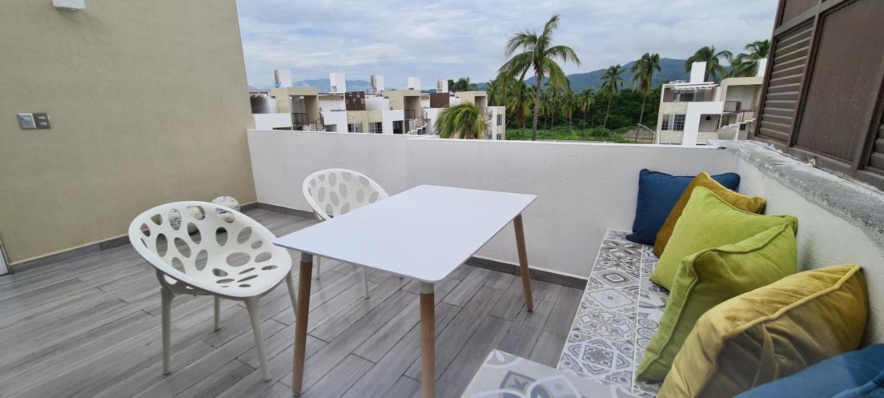 Ferienwohnung Moderno Depa Con Terraza Y Vista Extraordinaria Manzanillo Exterior foto
